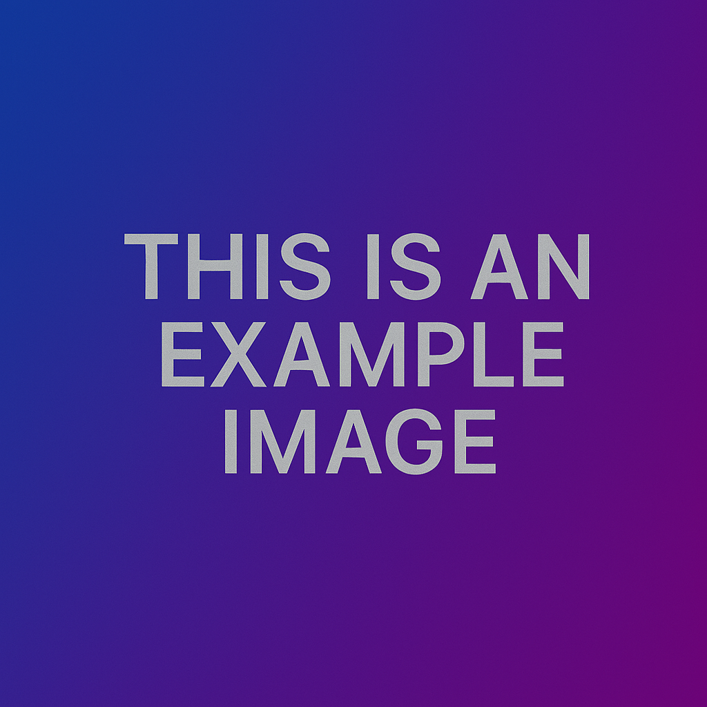 An example image